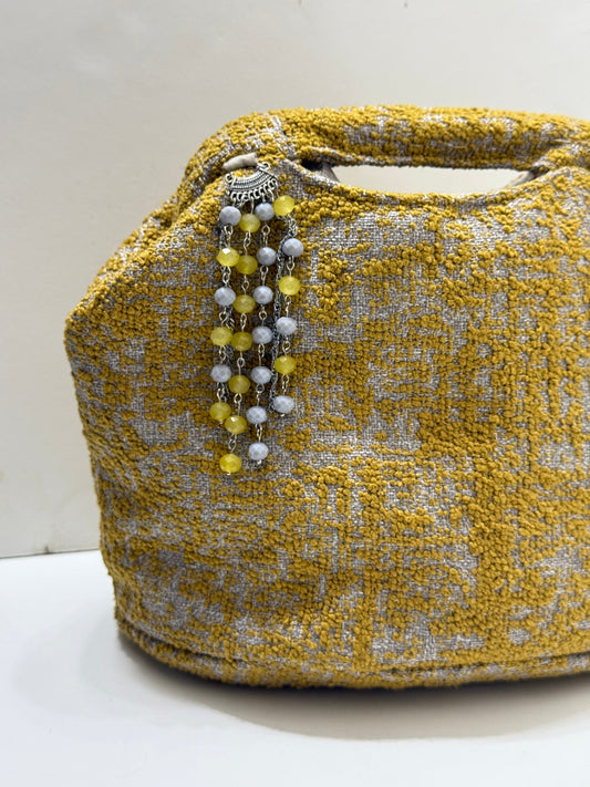 Mustard & grey bag