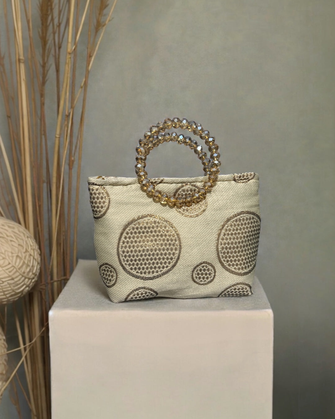 Beige & oxedeh mini bag