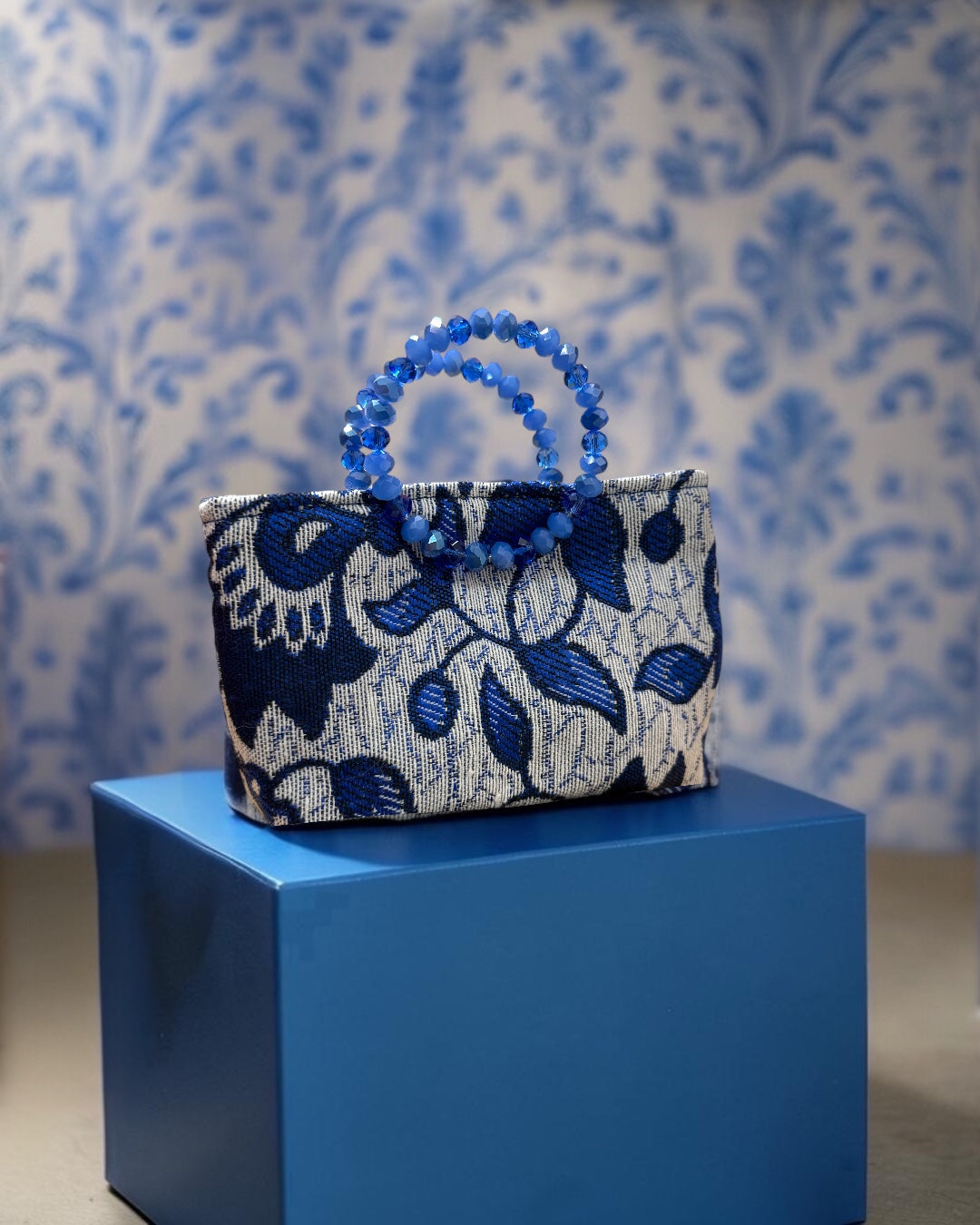 Blue coverta mini bag