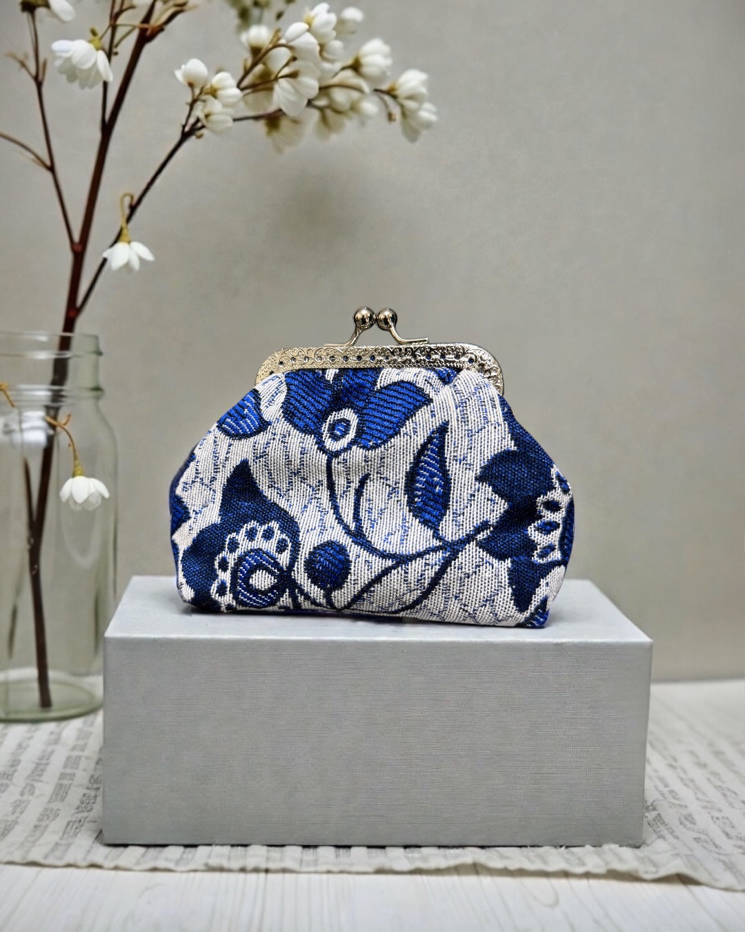 Blue coverta mini pocket