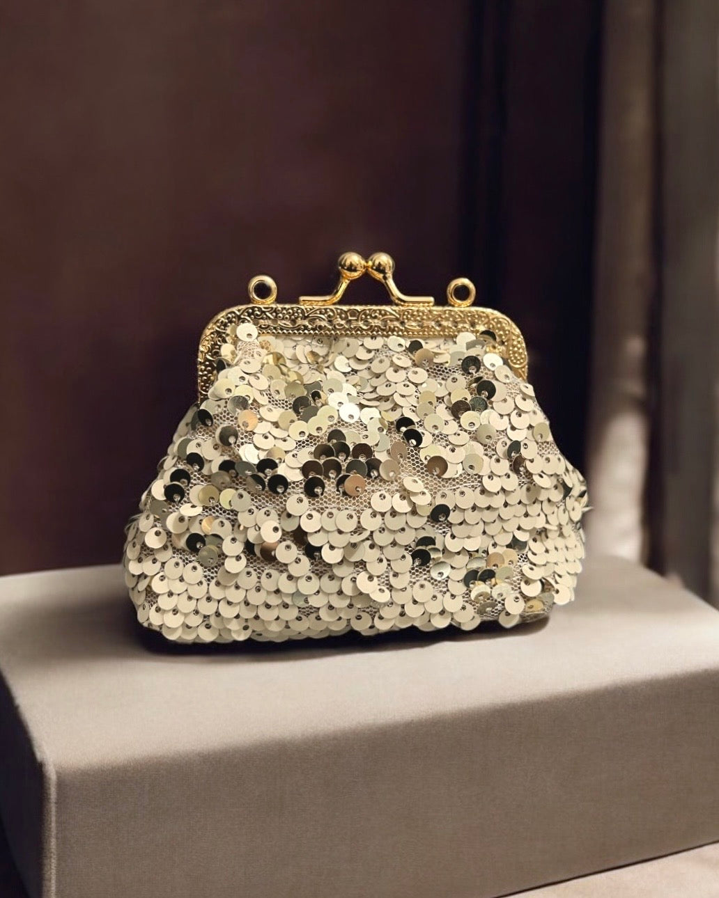Champagne mini pocket