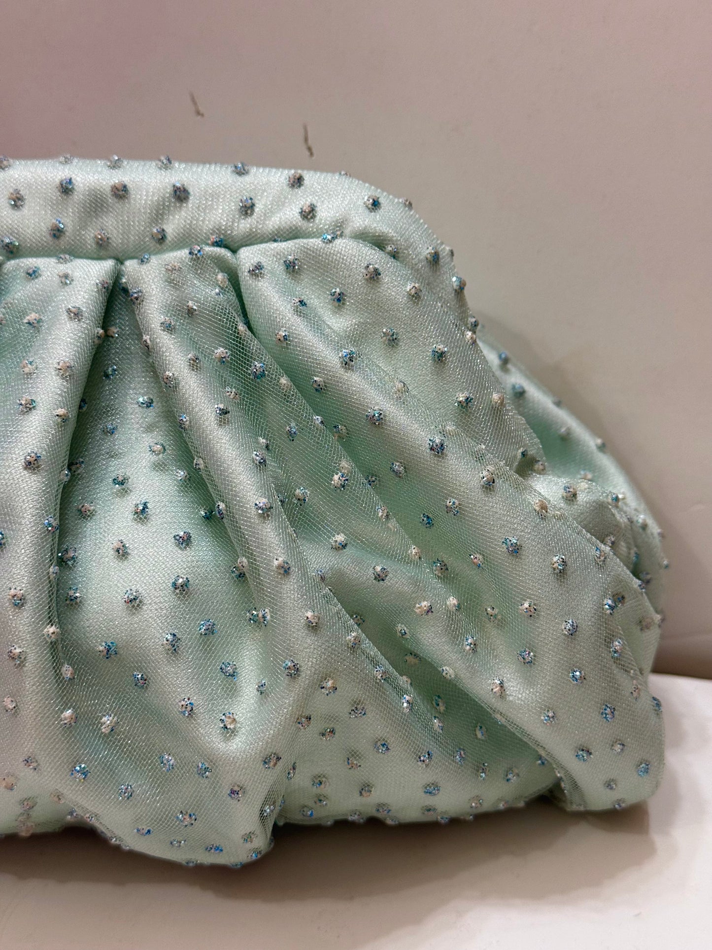Sparkling mint small pouch