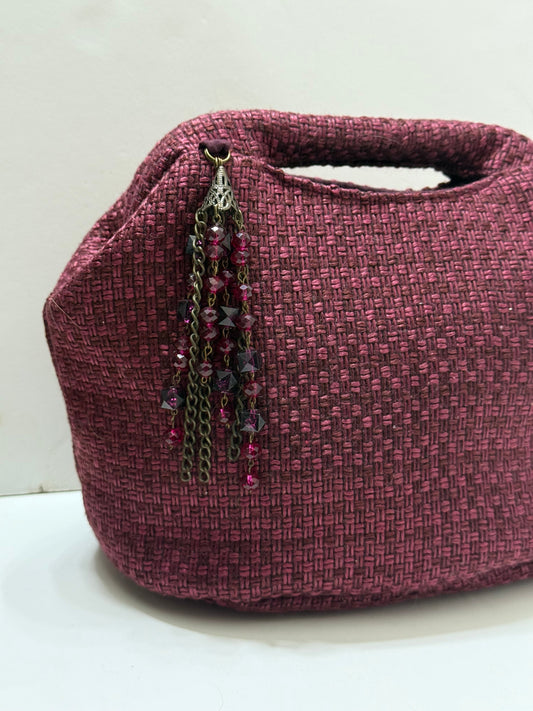 Burgundy bag
