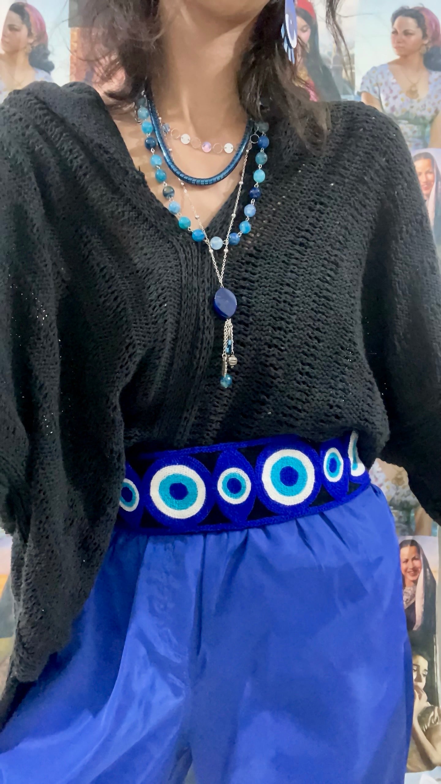 Evil eye belt