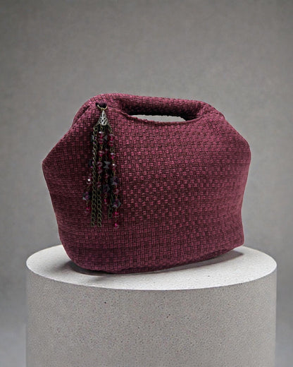 Burgundy bag