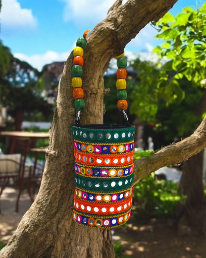 Autumn cylinder bag