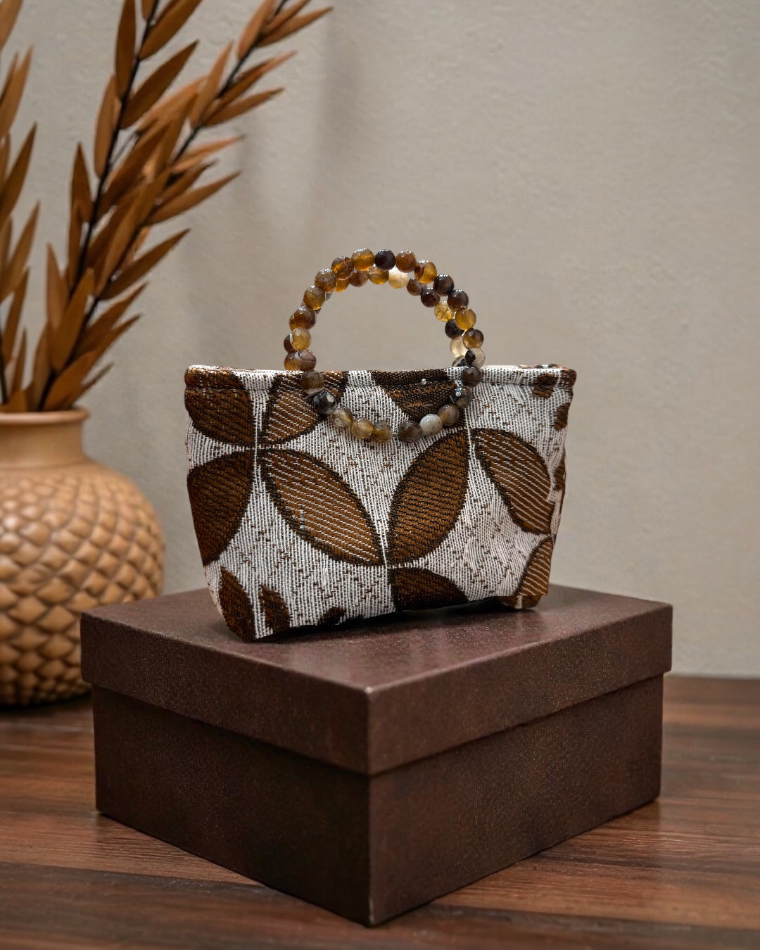 Brown coverta mini bag