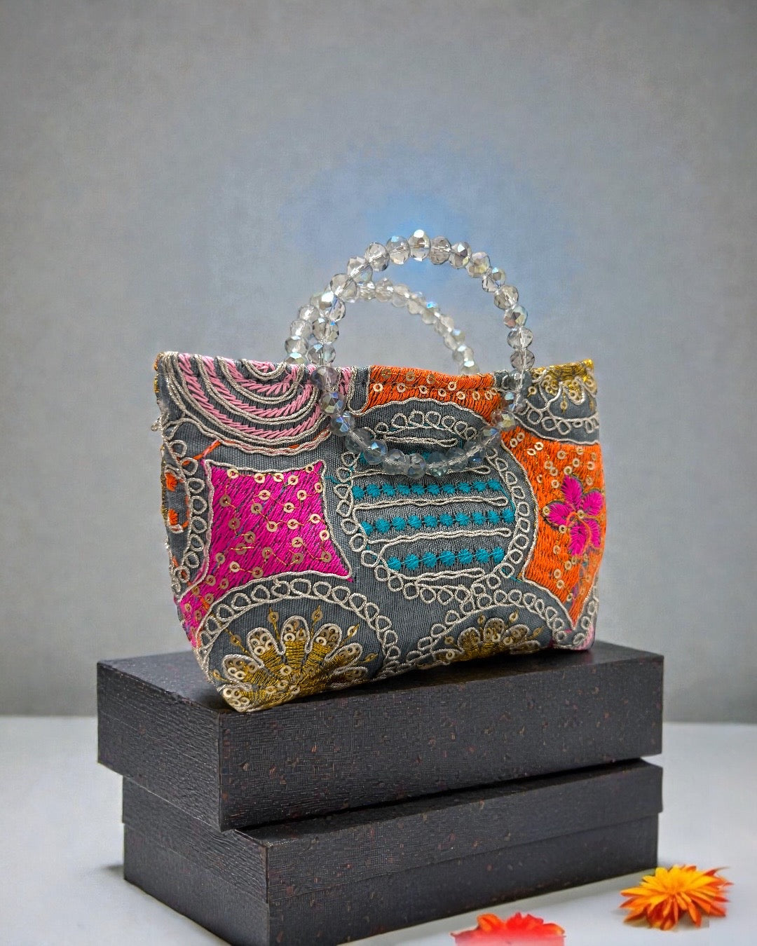 Grey cookie mini bag