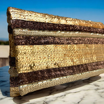 Golden brown clutch