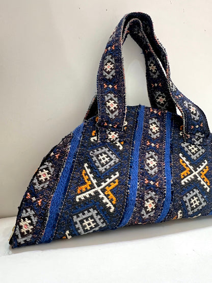 Blue denim bag