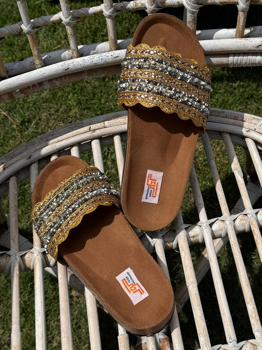 smoky gold slipper