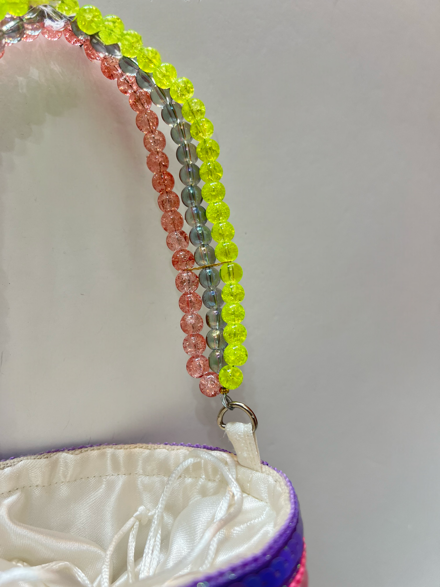 Light neon cylinder bag