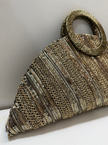 Golden look bag