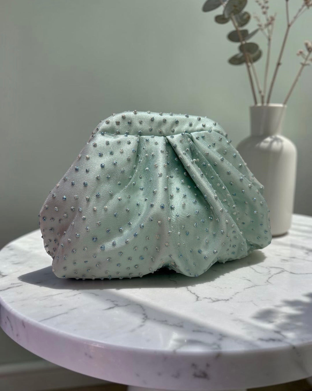 Sparkling mint small pouch