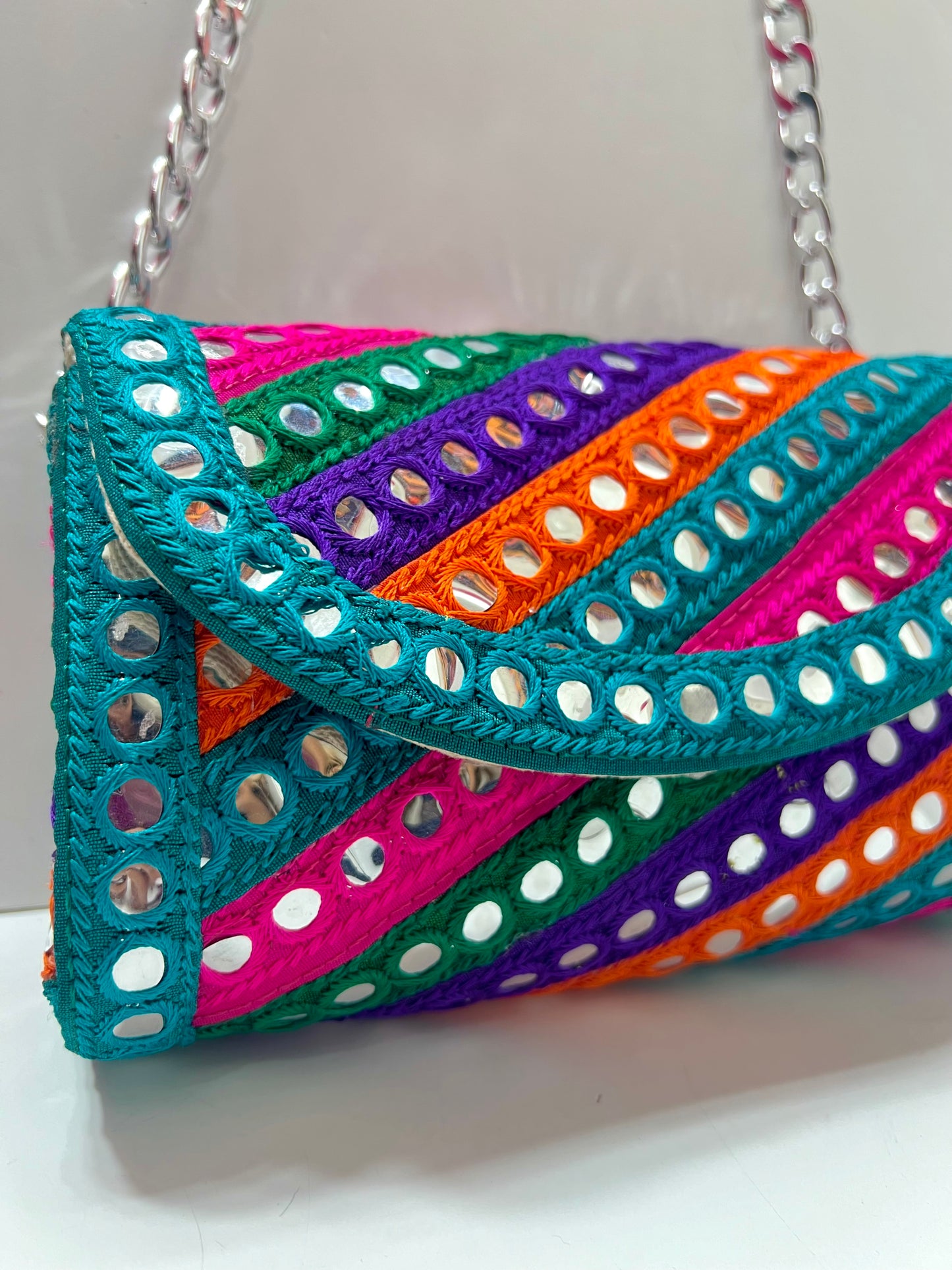 Colorful mirrors bag