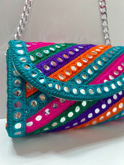 Colorful mirrors bag