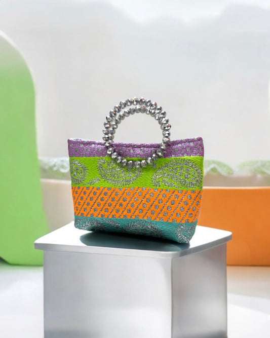 Hot neon mini bag