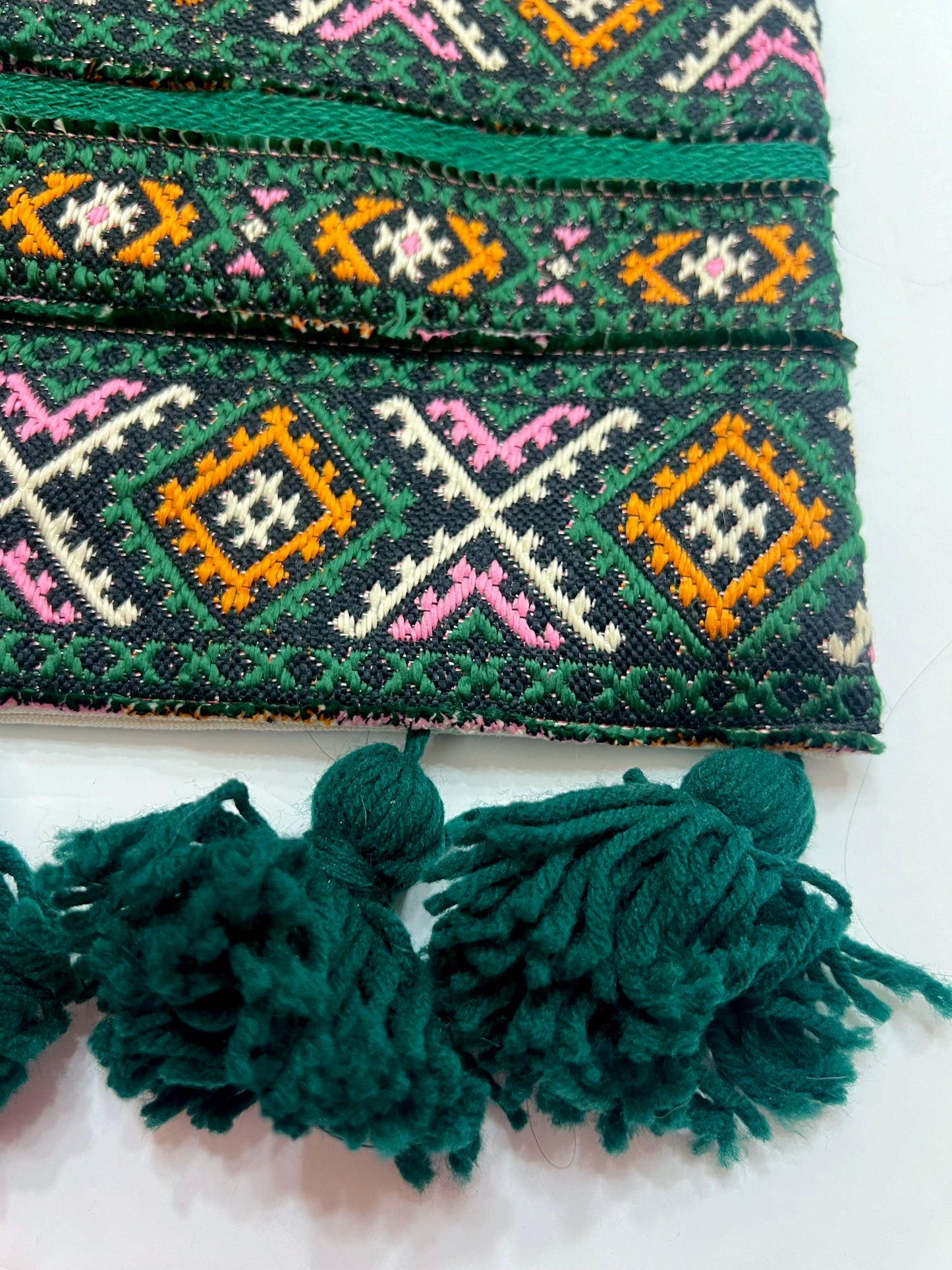 Dark green tote bag