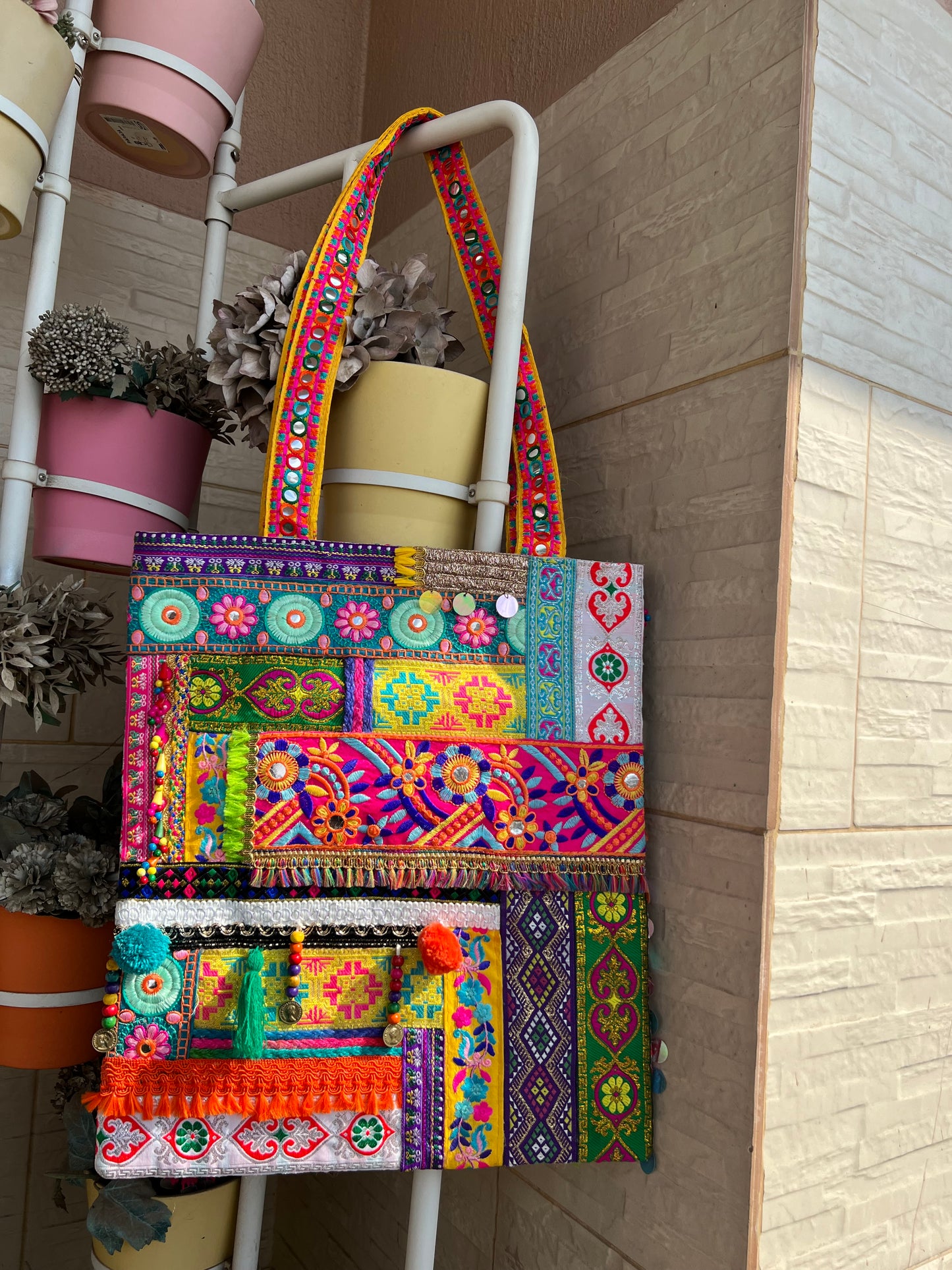Colorful tote bag