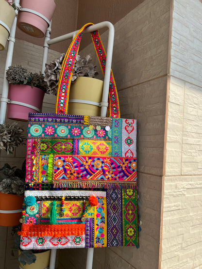 Colorful tote bag