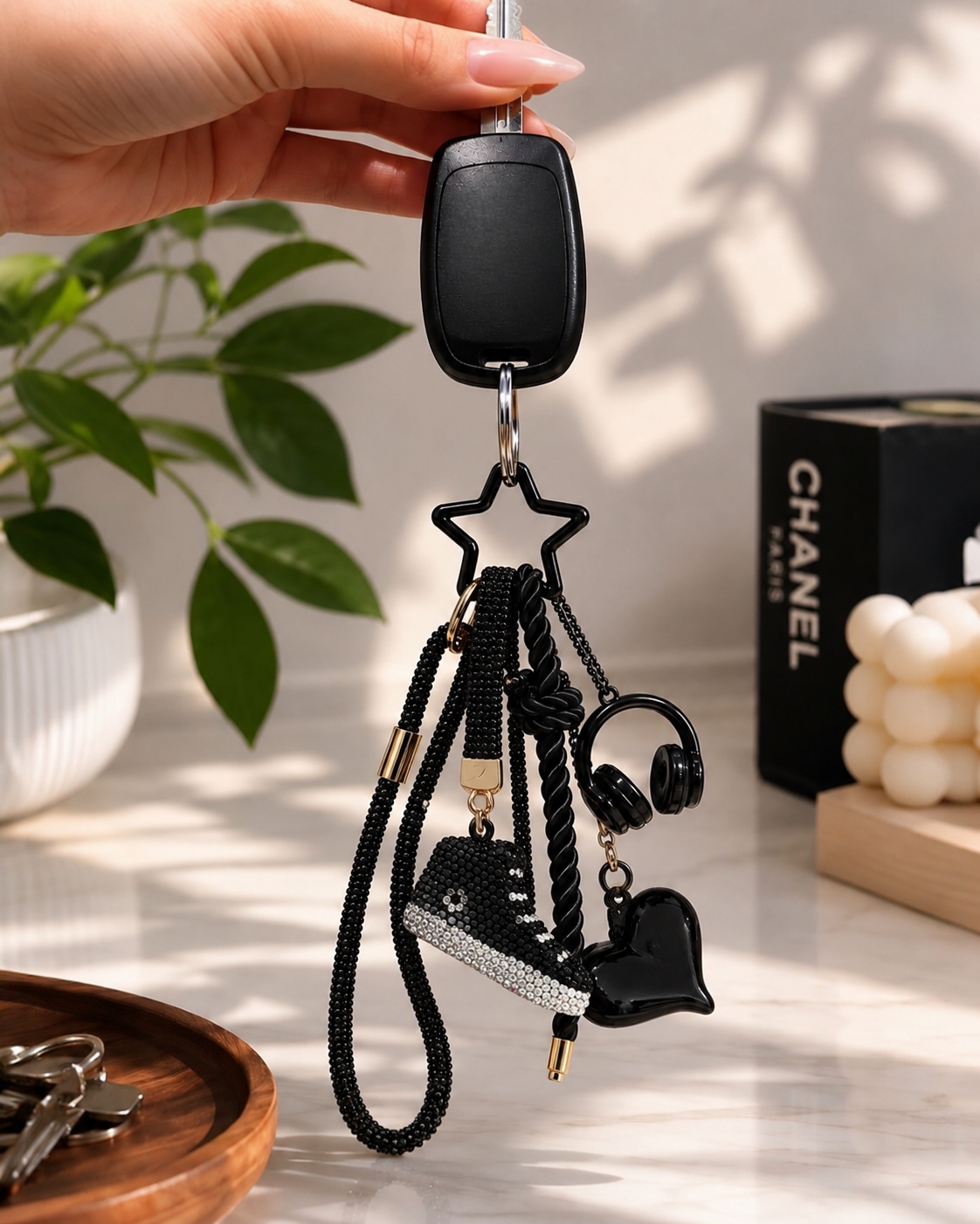 Sneakers and headphones strassy medal
