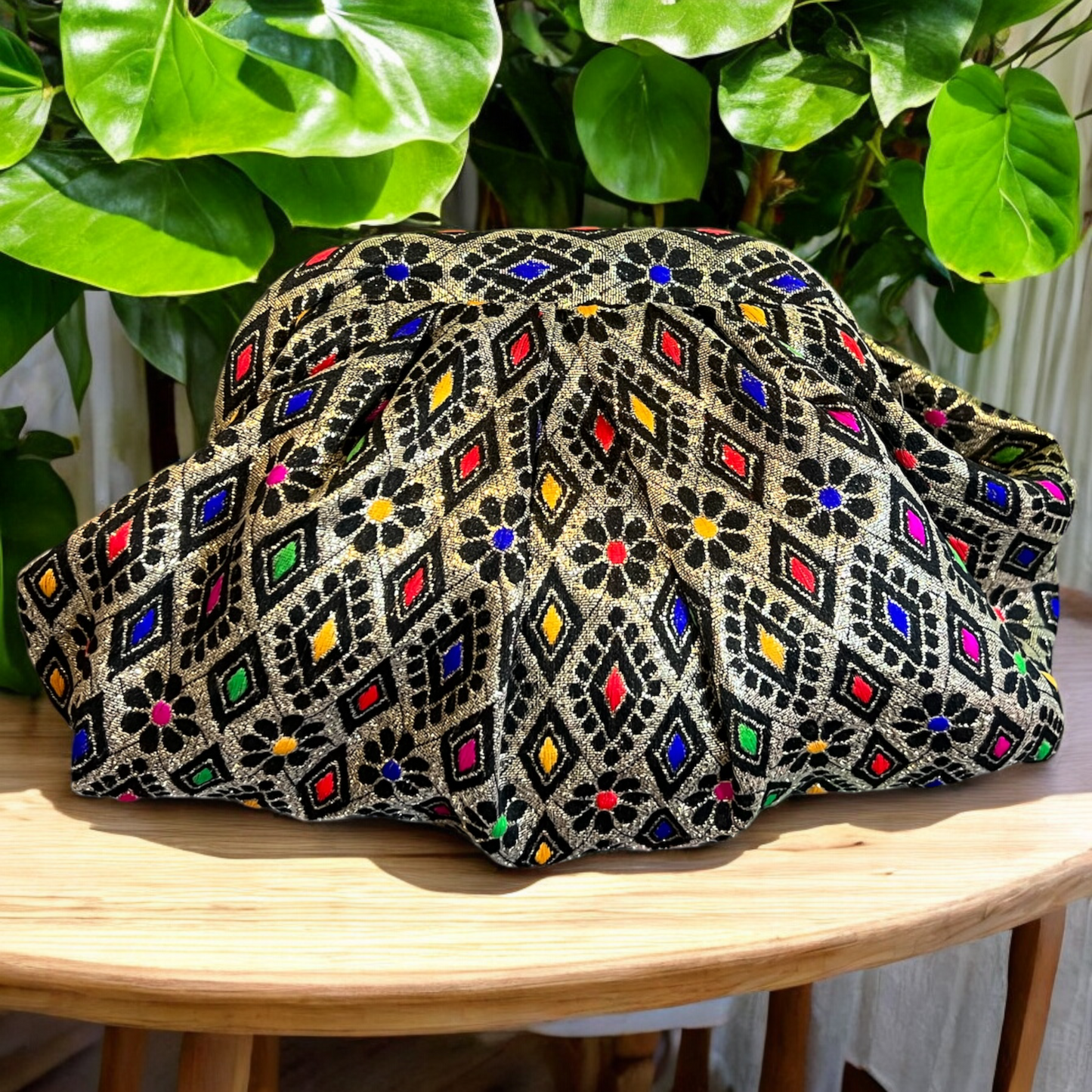 Flowery jocker small pouch