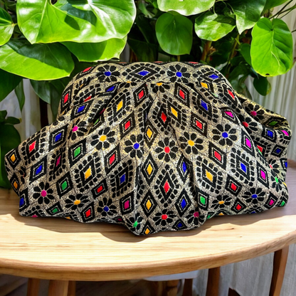 Flowery jocker small pouch