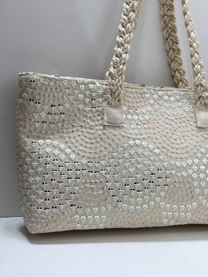 Light creamy bag