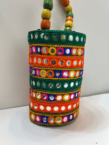 Autumn cylinder bag