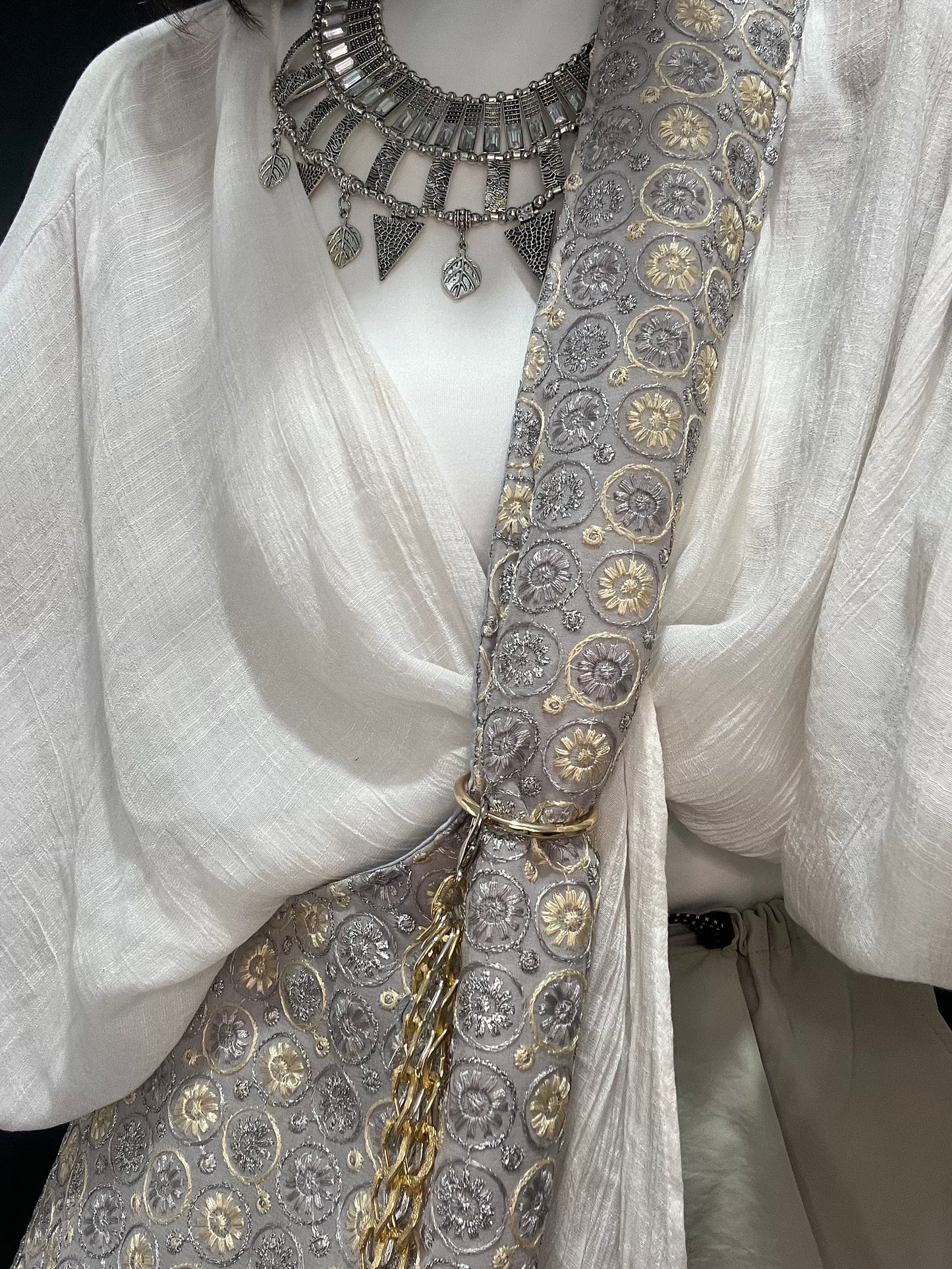 silver crossbag