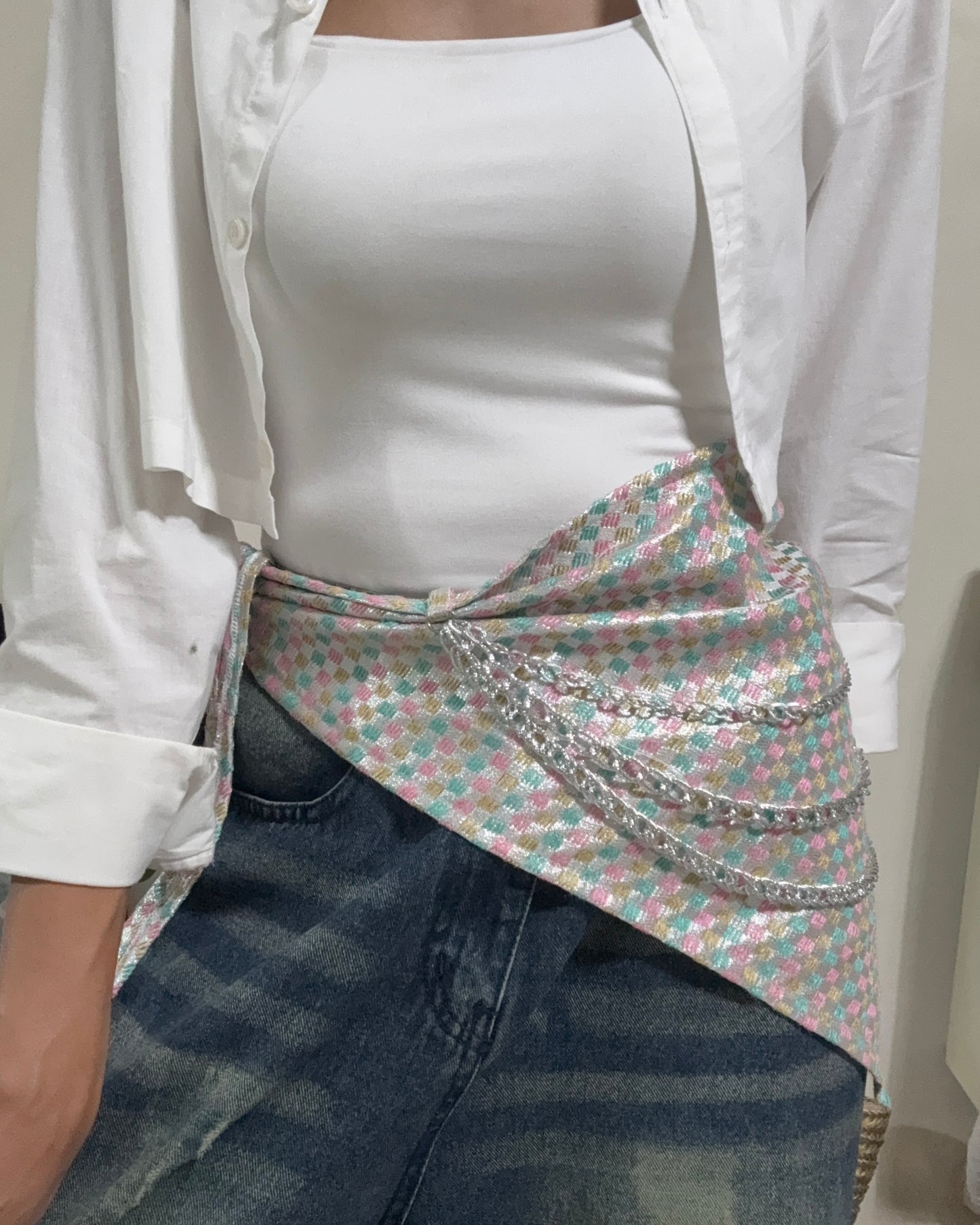 Pastel scarf