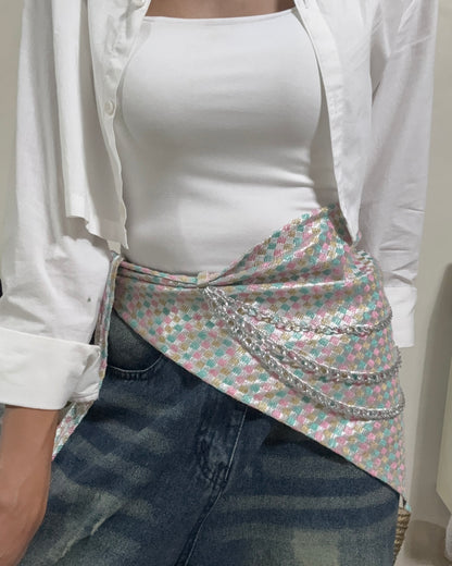 Pastel scarf