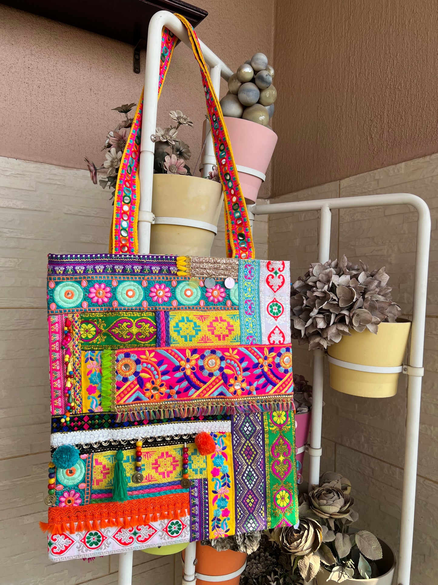 Colorful tote bag