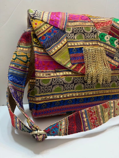 Patches bohemian bag