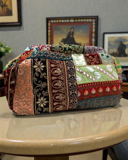 Indian style patches xlarge pouch (shade 1)