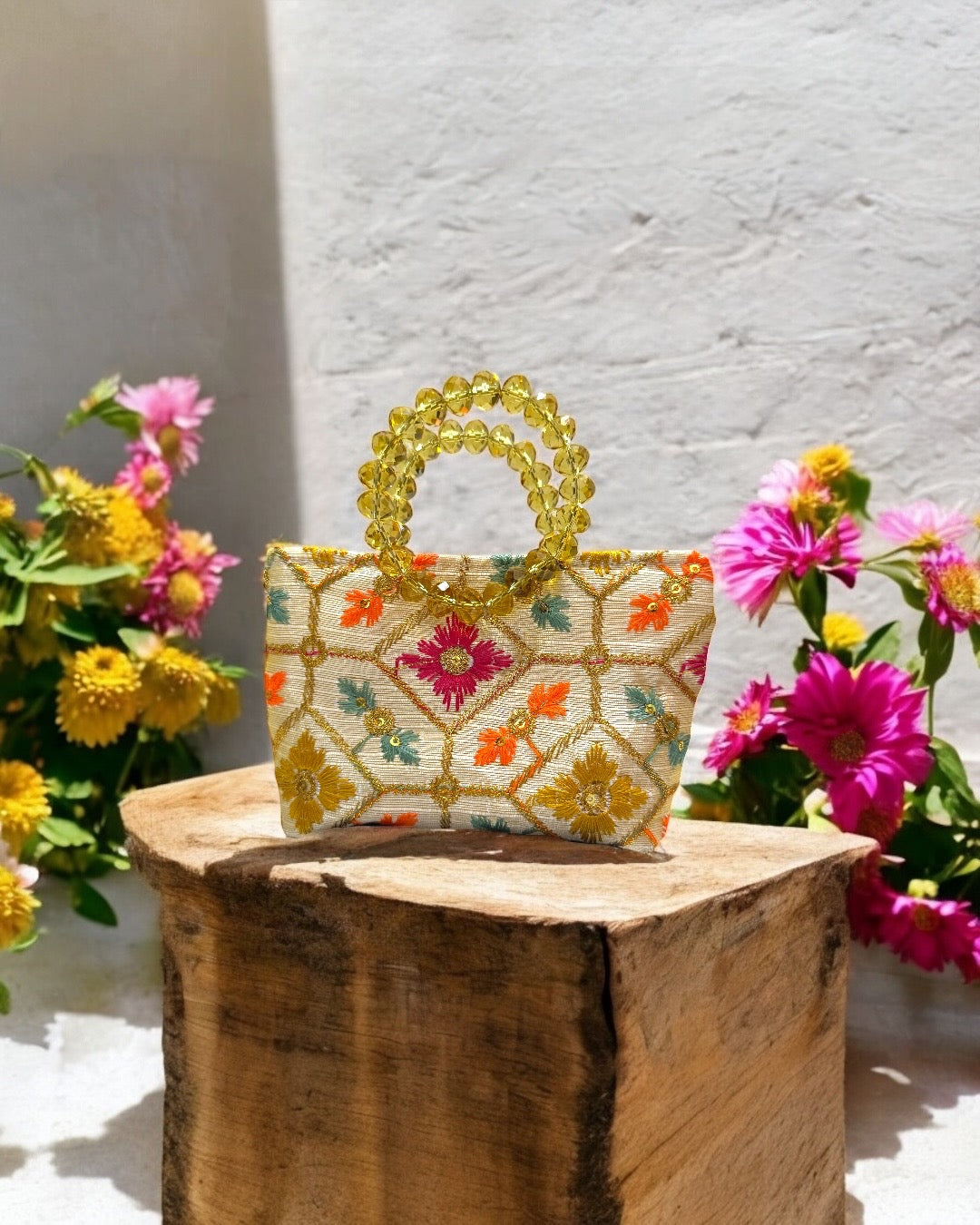 Flowery mini bag
