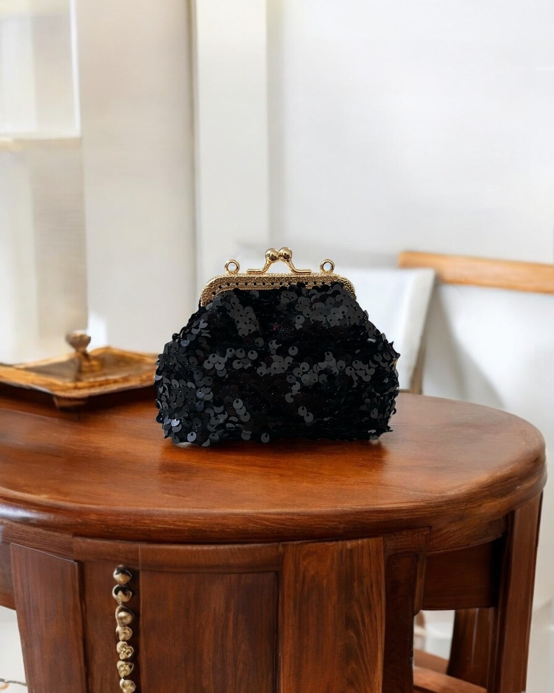 Golden black mini pocket