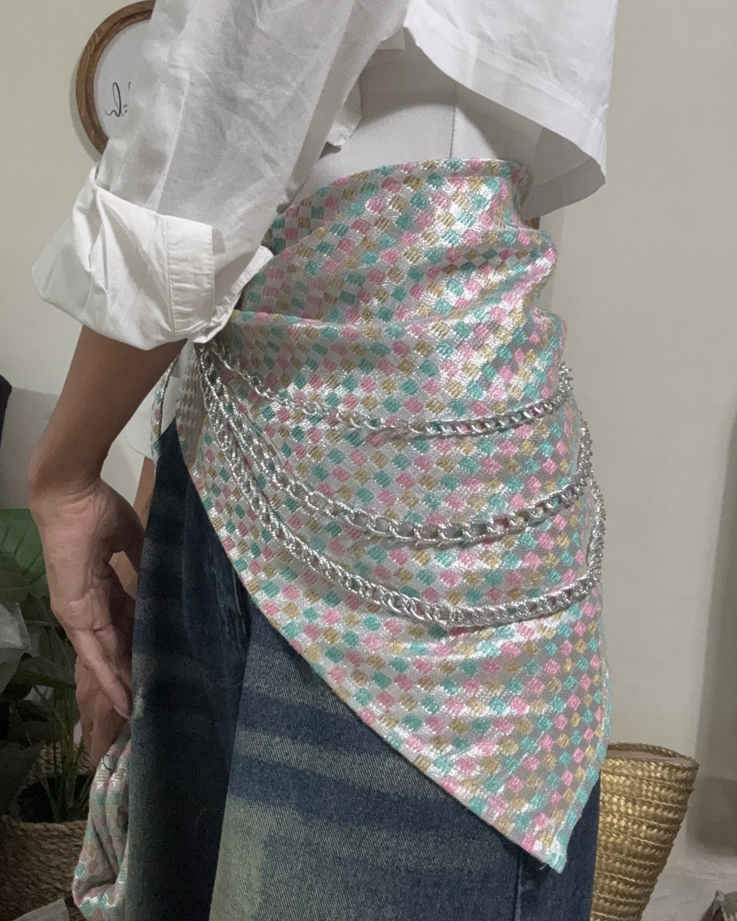 Pastel scarf