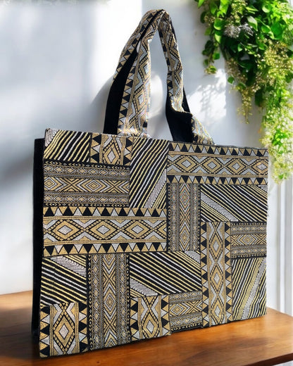 smoky patchwork bag