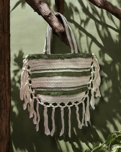 Olive breeze bag