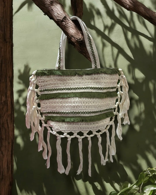 Olive breeze bag