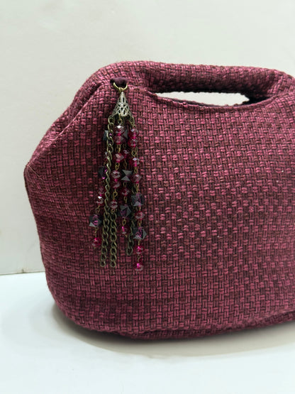 Burgundy bag