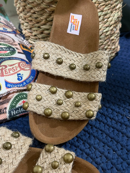 Rustic charm slipper
