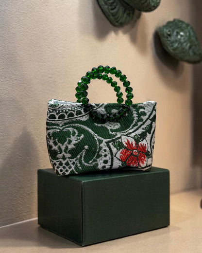 Green coverta mini bag