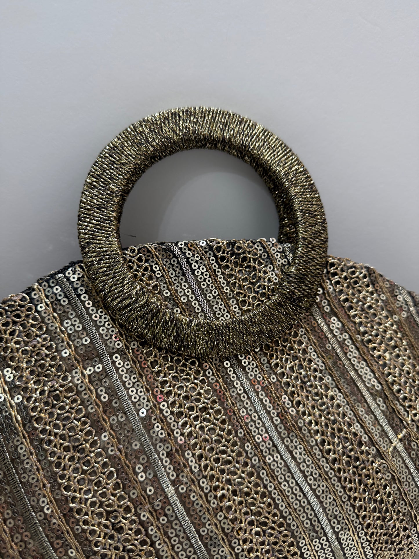 Golden look bag