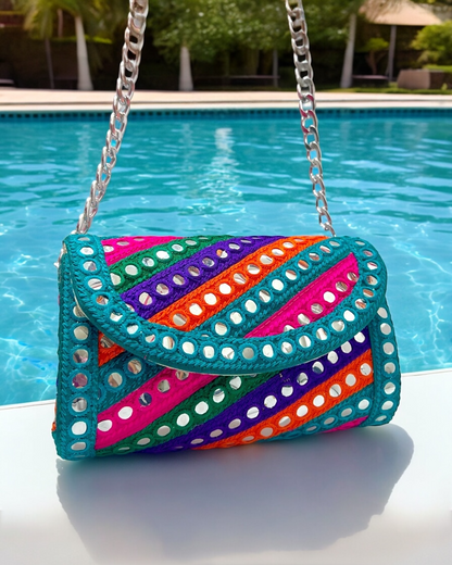 Colorful mirrors bag