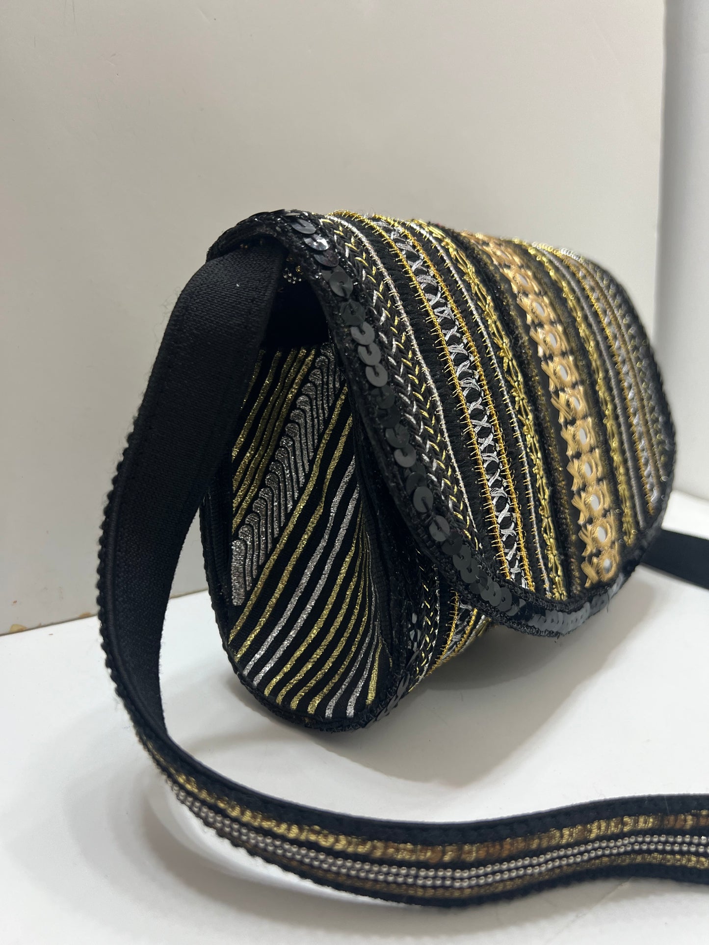 Black & gold bag