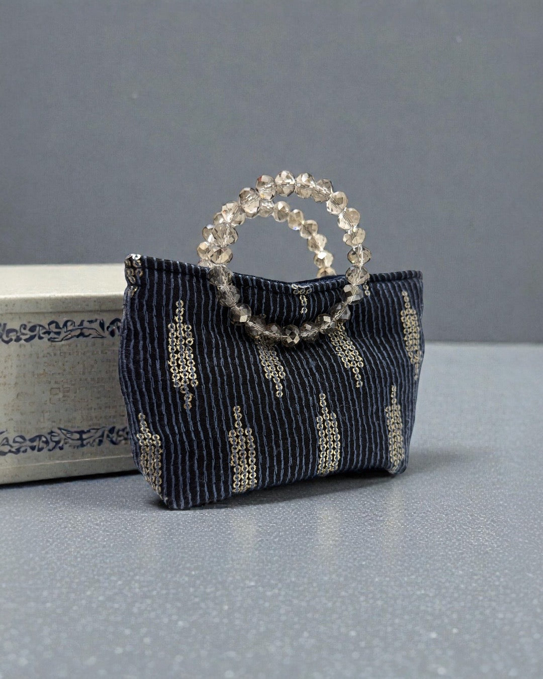 Denim touch mini bag