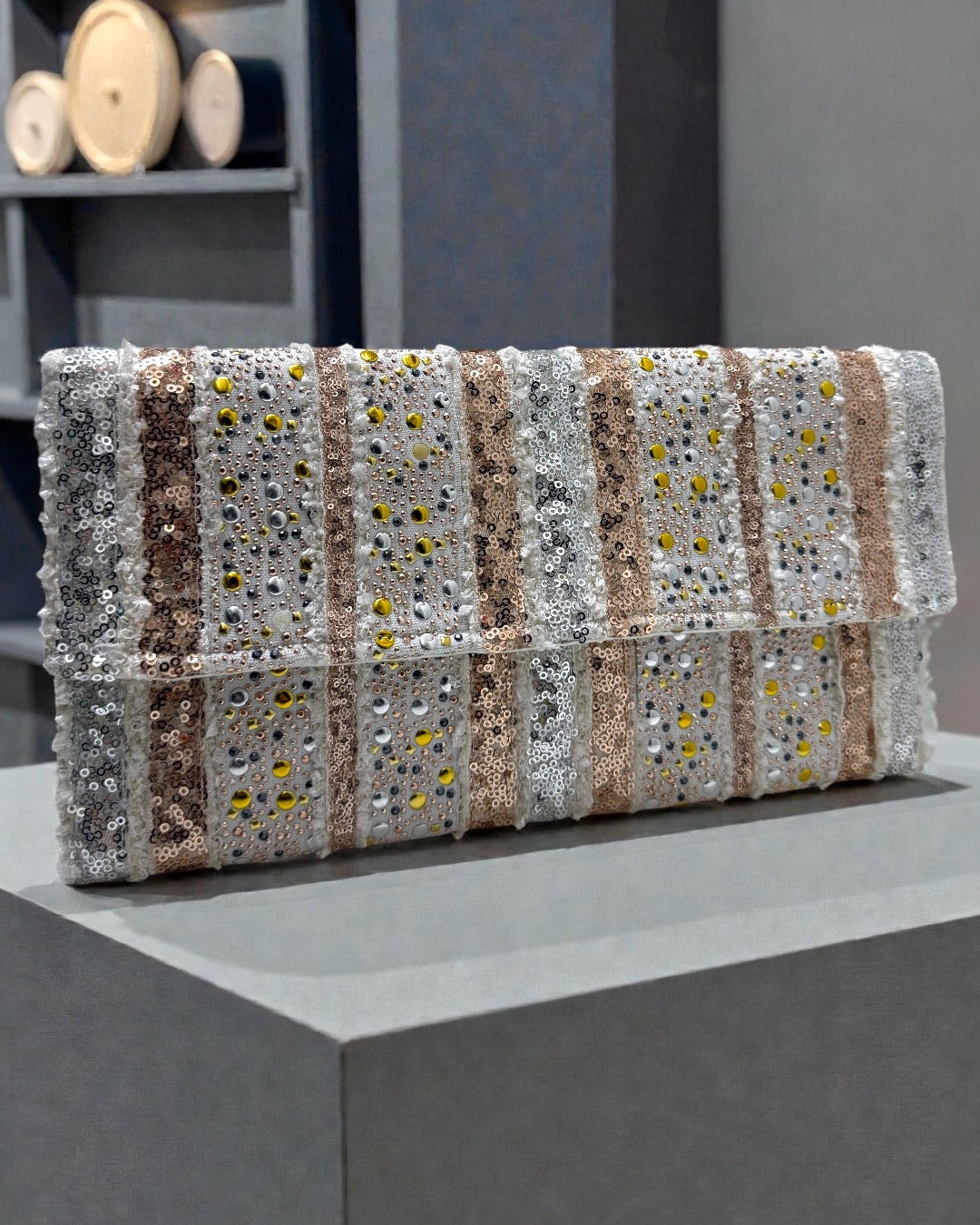 All shades clutch