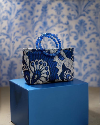 Blue coverta mini bag